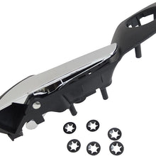Dorman 88583 Front Driver Side Interior Door Handle for Select Buick Models, Black and Chrome