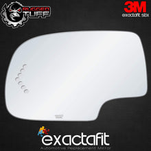 exactafit Driver Side Rear View Mirror Glass Compatible with Cadillac GMC Escalade Avalanche Silverado Tahoe Sierra Yukon - Left Hand Signal Convex Fits 8720SL Adhesive Install