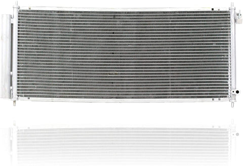 A/C Condenser - Pacific Best Inc For/Fit 3593 07-08 Honda Fit w/Receiver & Drier