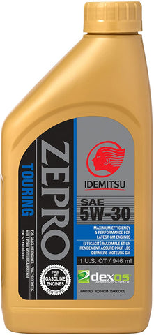 ZEPRO 30010094-75000C020 Touring 5W-30 Engine Oil (1 Quart), 32. Fluid_Ounces