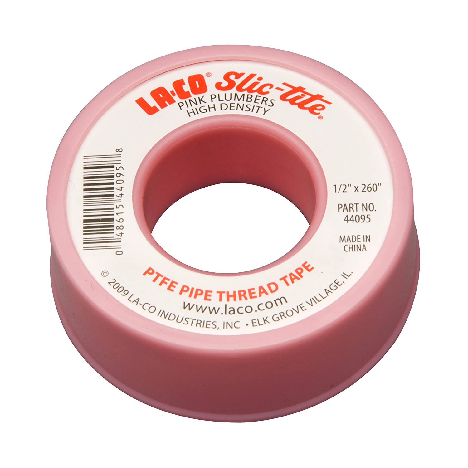 LA-CO 44082 Slic-Tite PTFE Pipe Thread Tape, Premium Grade [300