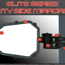 ATV Tek UTVMIR-ES1 Elite UTV Deluxe Single Side Mirror with Dual Axis Breakaway