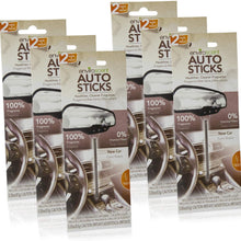 Enviroscents Auto Sticks Natural Car Air Fresheners, 6-Pack with 12 Sticks (New Car)