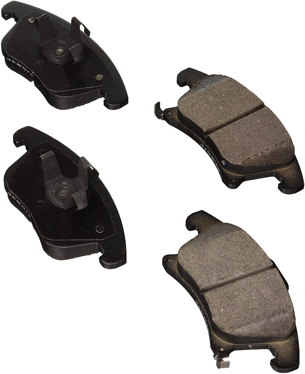Bosch BE1653 Blue Disc Brake Pad Set for 2013-16 Ford Fusion and 2013-16 Lincoln MKZ - FRONT