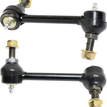 Sway Bar Link Compatible with 2002-2009 Chevrolet Trailblazer Greasable Set of 2 Rear Passenger and Driver Side