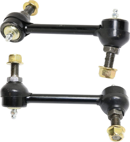 Sway Bar Link Compatible with 2002-2009 Chevrolet Trailblazer Greasable Set of 2 Rear Passenger and Driver Side