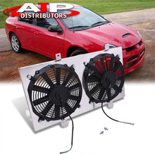 AJP Distributors Performance Aluminum 11" Radiator Fan Shroud Engine Cooling Kit For Dodge Neon SRT-4 Turbo A853 Engine 2003 2004 2005 03 04 05