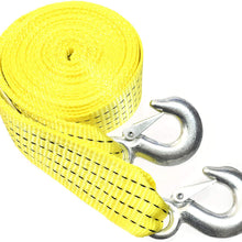 Vector Tools 10,000 LB Heavy Duty Tow Strap with Safety Hooks 2” x 20’ Polyester Superior Strength