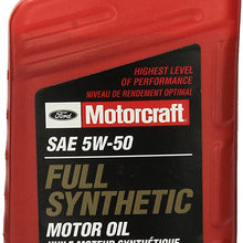 Genuine Ford Fluid XO-5W50-QGT SAE 5W-50 Full Synthetic Motor Oil - 1 Quart Bottle