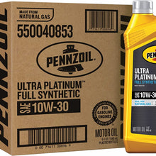Pennzoil Ultra Platinum Full Synthetic 0W-20 Motor Oil (5-Quart, Single Pack)