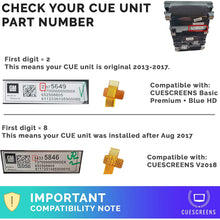 [Cuescreens] V2018 OEM for Cadillac CUE Replacement Touch Screen Display for updated 2018+ CUE Systems
