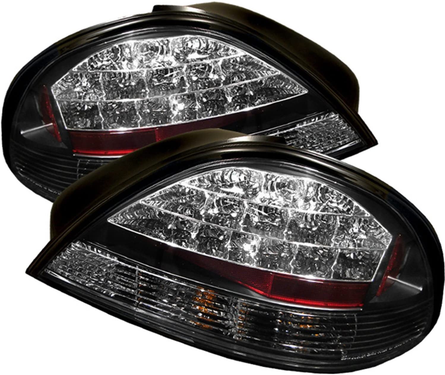 Spyder 5007117 Pontiac Grand AM 99-05 LED Tail Lights - Black (Black)