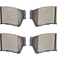 BRAKEUS Professional Ceramic Pads Fit for 2006-2012 Ford Fusion, 2007-2012 Lincoln MKZ, 2006 Lincoln Zephyr, 2006-2011 Mercury Milan