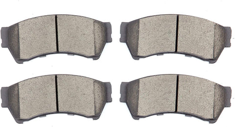 BRAKEUS Professional Ceramic Pads Fit for 2006-2012 Ford Fusion, 2007-2012 Lincoln MKZ, 2006 Lincoln Zephyr, 2006-2011 Mercury Milan
