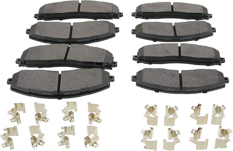 Fits Ford F-350 F350 Super Duty Premium Front and Rear Brake Pads Race-Driven 2013-2017 OEM DC3Z-2001-E DC3Z-2200-D
