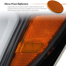 For 2006-07 Subaru Impreza LED Daytime Running Lamp Strip Projector Headlights Black Housing Clear Lens Full Set