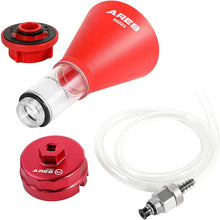 ARES 56025-64mm Oil Filter Wrench, Drain, and Funnel Set for Toyota and Lexus - 3/8-Inch Drive - Easily Remove Oil Filters on 4-Cylinder Engines - Spill-Free Oil Drain and Refill