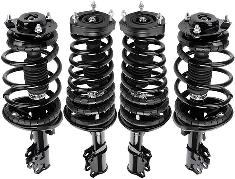 AUTOSAVER88 Complete Struts Front & Rear Coil Spring Assembly 171490 171491 171492 171493 Compatible with 2002 2003 Lexus ES300 & Toyota Camry 4pcs