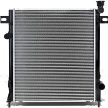 DNA MOTORING OEM-RA-2971 Aluminum Core Radiator [for 07-11 Nitro 3.7L/4.0L at],Black / Metallic