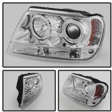 Spyder Auto 5011152 LED Halo Projector Headlights Chrome/Clear