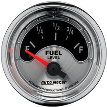 Auto Meter 1214 American Muscle 2-1/16" Short Sweep Electric Fuel Level Gauge for GM