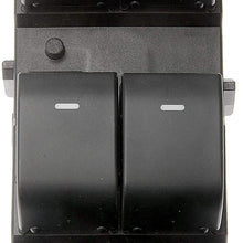 Dorman 901-219 Front Driver Side Master Window Switch - 5 Button for Select Ford Models, Black