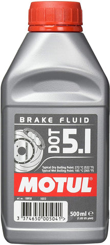 Motul 100951-12PK Brake Fluid - 0.5 Liter, (Pack of 12)