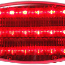 Red led light, battery powered, magnetic, heavy duty magnets,