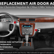 HVAC Air Door Actuator - Compatible with Chevy Impala 2004-2013 - Replaces 1573517, 1574122, 15844096, 22754988, 52409974, 604-108, 15-74122, 604108 - Heater Temperature Blend Door Actuator
