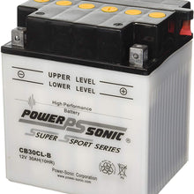 Power-Sonic CB30CL-B Conventional Powersport Battery