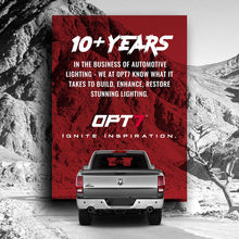 OPT7 09-17 For Dodge Ram LED 3rd Brake Light Cargo Light Upgrade- Tube/Smoked housing Runner Series-High Power Cree XM