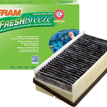 Fram Fresh Breeze - Filtro de aire de cabina con bicarbonato de sodio Arm & Hammer, CF10729 para vehículos seleccionados Chrysler, Dodge y Jeep