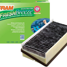 Fram Fresh Breeze - Filtro de aire para cabina Arm & Hammer Baking Soda, CF10374 para vehículos Dodge/Toyota