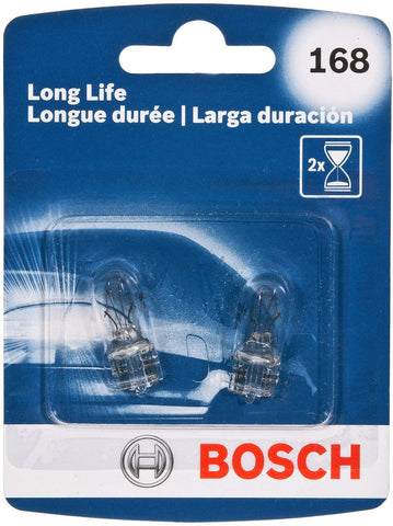 Bosch Automotive 168LL 168 Light Bulb, 2 Pack