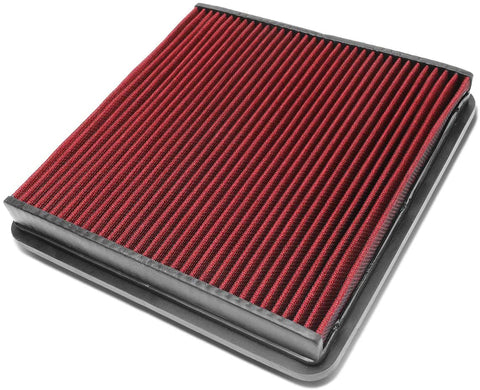 DNA Motoring AFPN-140-RD Drop In Panel Air Filter [For 07-17 Ford Expedition/F-Series/Lincoln Navigator]