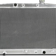 Replacement for Honda CR-Z/Insight Aluminum 2-Row Racing Radiator - ZF1 LEA1 LDA3 ZE2 2nd Gen AT
