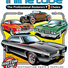 Inline Tube (E-7-8) Brake Line Clip Set Compatible with 1967-68 GM F-Body Camaro and Pontiac Firebird