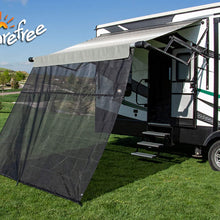 CAREFREE 701509ACD Black 15' x 9' Drop RV Awning EZ ZipBlocker