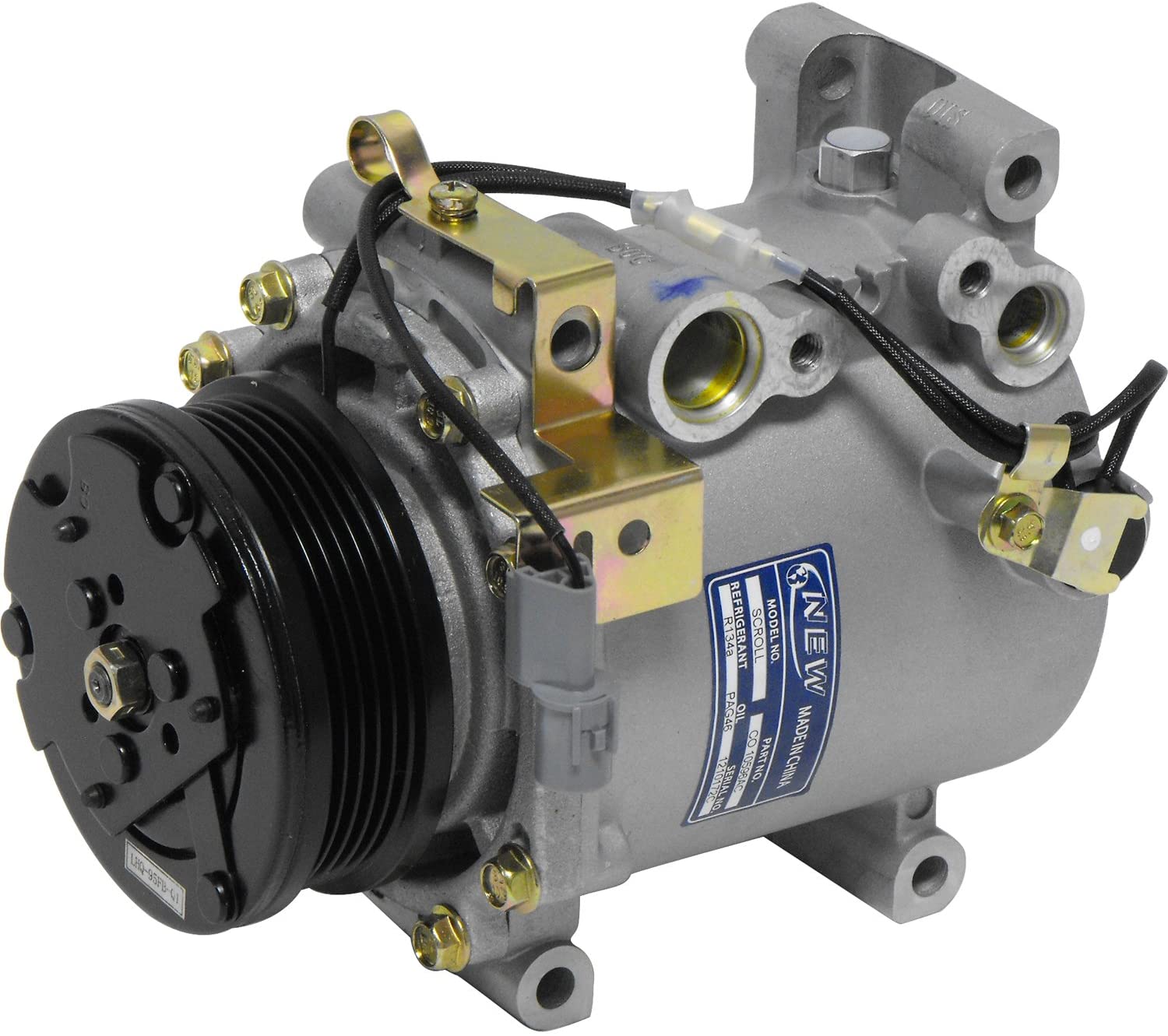 A/C Compressor MSC90C fits Mitsubishi Lancer, Lancer LS, Lancer OZ, Eclipse, Eclipse Spyder, Galant, Mirage/Chrysler Sebring/Dodge Stratus QR