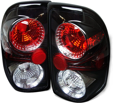Spyder 5002327 Dodge Dakota 97-04 Euro Style Tail Lights - Signal-3157(Not Included) ; Reverse-3157(Not Included) ; Brake-3157(Not Included) - Black