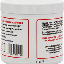 Lucas Oil Red N Tacky Grease - 16 oz tub (10574)