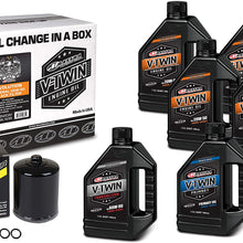 Maxima Racing USA 90-069016PB Black Evolution Mineral 20W-50 Filter Complete Oil Change Kit