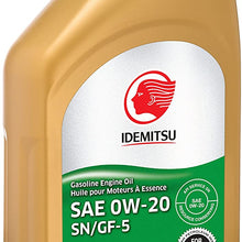 Idemitsu 30010092-75000C020 Full Synthetic 0W-20 Engine Oil (SN/GF-5-1 Quart), 32. Fluid_Ounces