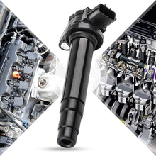 Ignition Coil 4-Pack Compatible with 2000-2001 Nissan Sentra L4 1.6L 1.8L 2.0L 224484M500 224484M50A