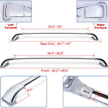 Autekcomma Chrome Finishing Roof Rack Cross Bars Compatible for Toyota Highlander XLE/Limited & SE/LE/LE Plus/LE Hybrid 2014 2015 2016 2017 2018 2019
