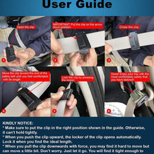 Car Seat Belt Adjuster, Seatbelt Clips, Smart Adjust Seat Belts to Relax Shoulder Neck, Set of 2 Pieces in Black, Provides Comfort for Neck and Shoulder While Driving Extremely Easy to use.