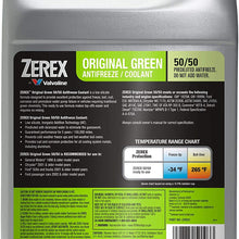 Zerex Original Green Antifreeze/Coolant, Ready to Use - 1gal (Case of 6) (ZXRU1-6PK)