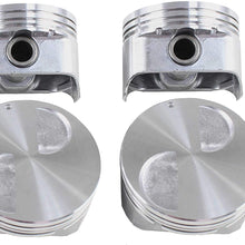 DNJ P448 Piston Set for 1995-1997 / Ford, Mazda / B2300, Ranger / 2.3L / SOHC / L4 / 8V / 140cid, 2295cc