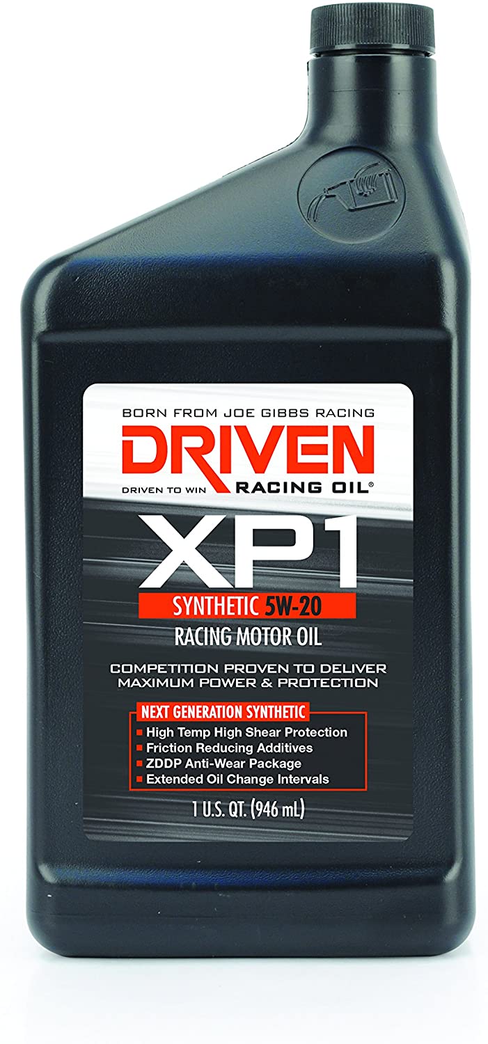 Driven Racing Oil 00006 XP1 5W-20 Synthetic Racing Motor Oil - 1 Quart