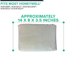 Think Crucial Replacement for Honeywell HC14N Humidifier Filter Fits QuietCare HCM-6009, HCM-6011i, HCM-6011WW, HCM-6012i & HCM-6013, Compatible With Part # HC-14N